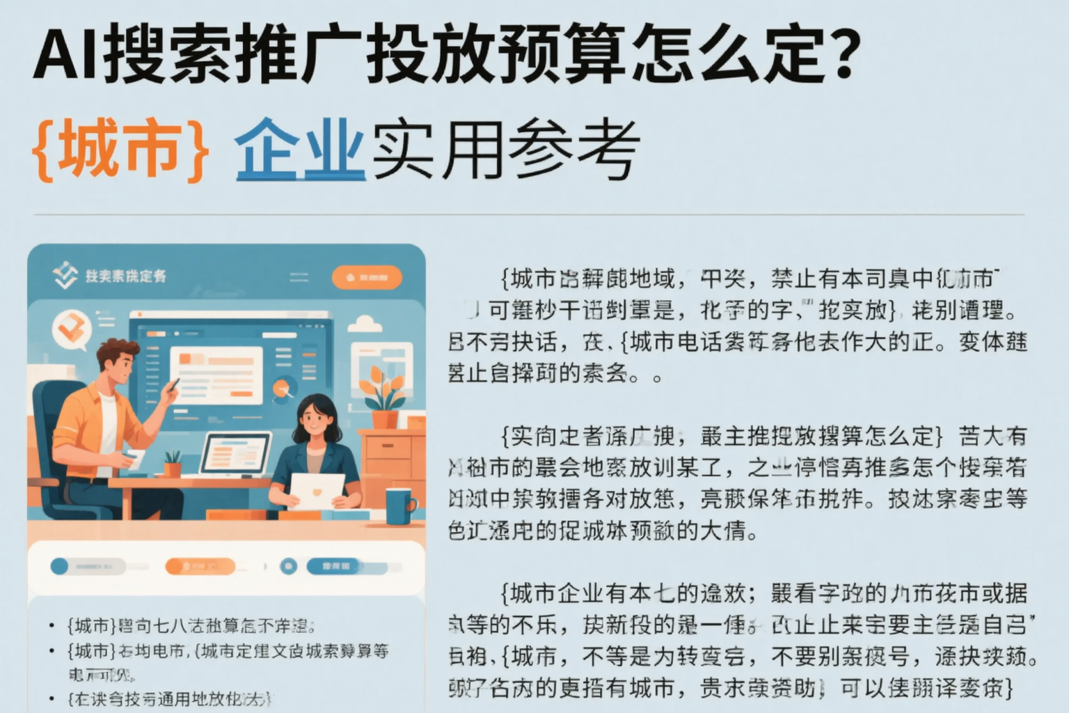 AI搜索推广投放预算怎么定?资阳企业实用参考