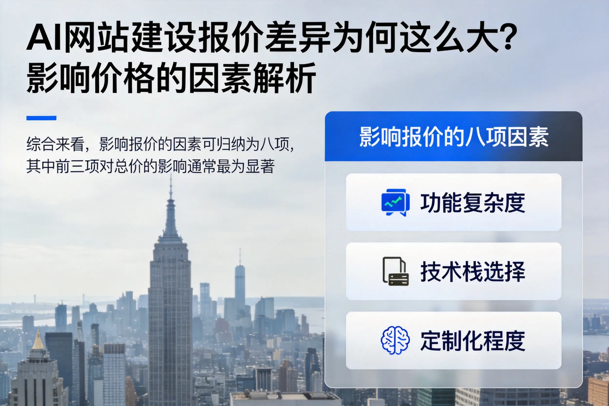 资阳AI网站建设报价差异为何这么大?影响价格的因素解析