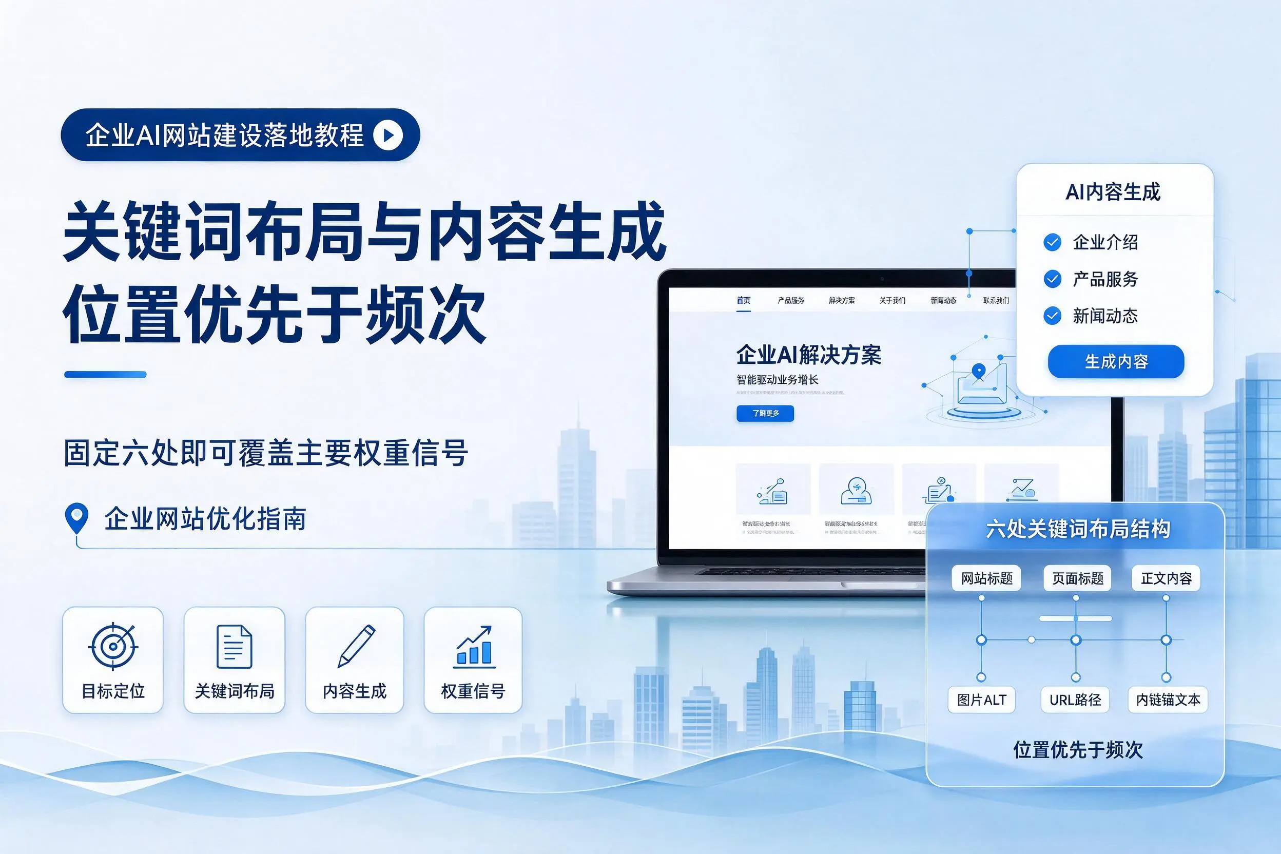 资阳企业AI网站建设落地教程：关键词布局与内容生成
