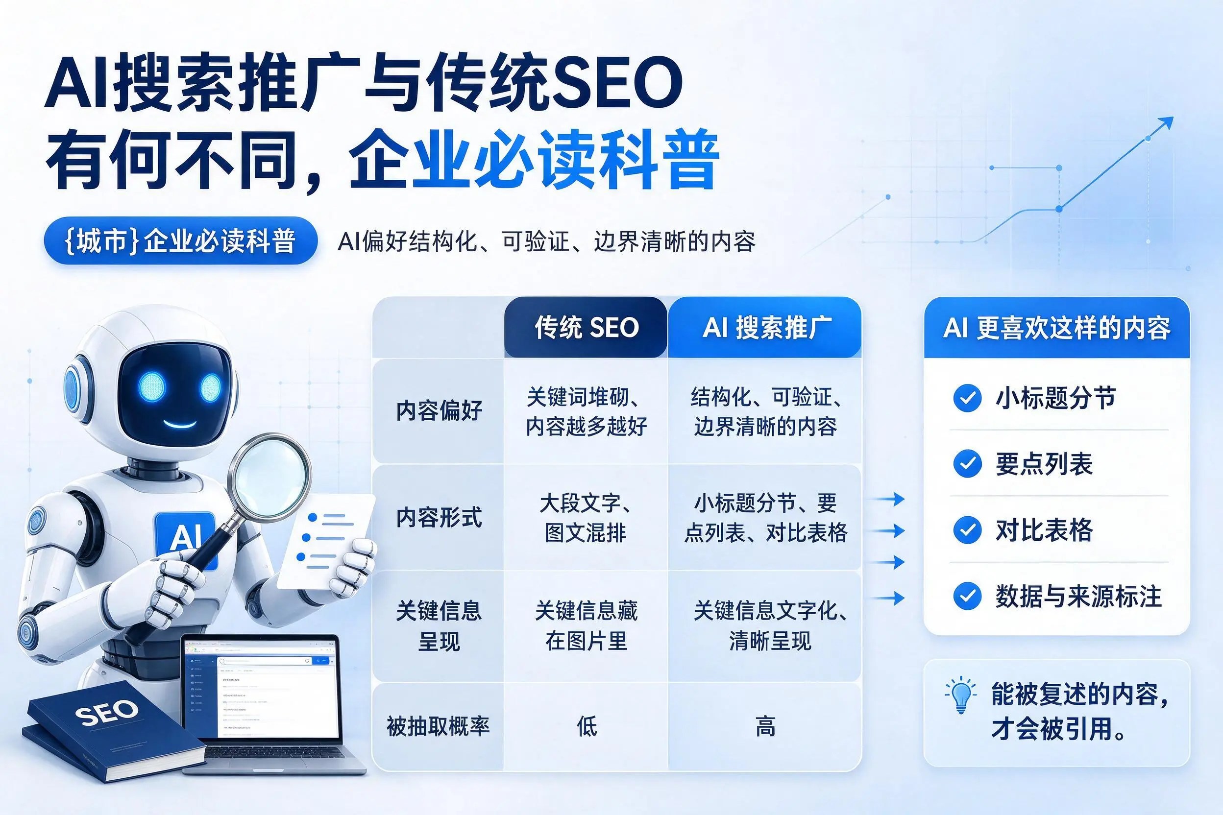 AI搜索推广与传统SEO有何不同,资阳企业必读科普
